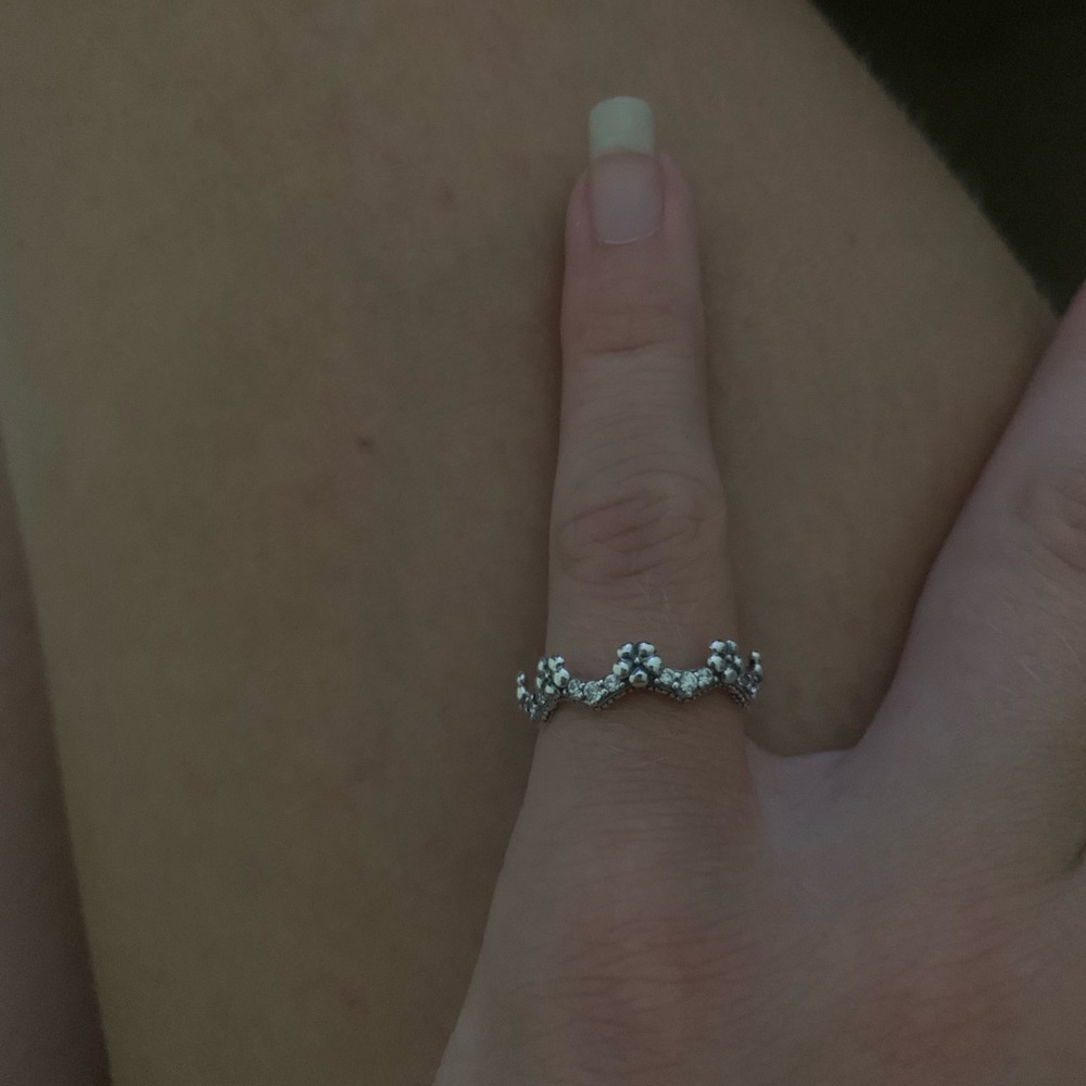 Pandora flower crown ring